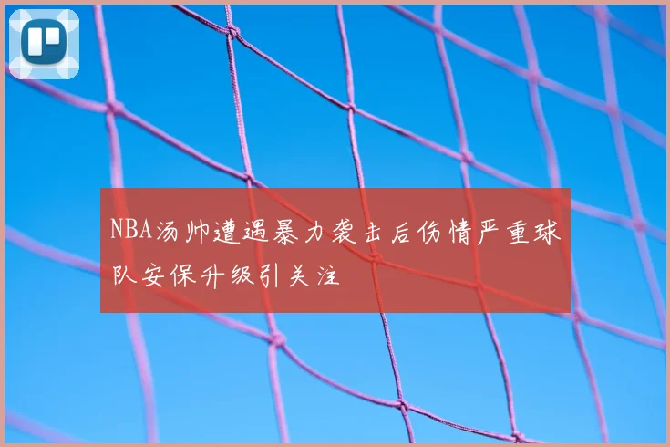 NBA汤帅遭遇暴力袭击后伤情严重球队安保升级引关注